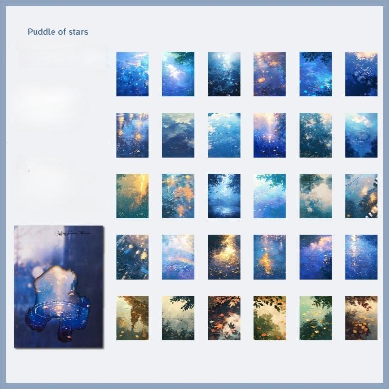 30 Pcs Outdoor Landscape Material Paper Aesthetic Scenery Decor Scrapbooking Diary Album Collage Material Junk Journal Supplies