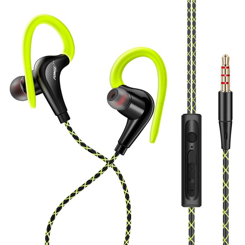אוזניות תוך אוזניות 3.5 מ"מ סטריאו HIFI למוזיקה סופר בס אוזניות ספורט עם מיקרופון