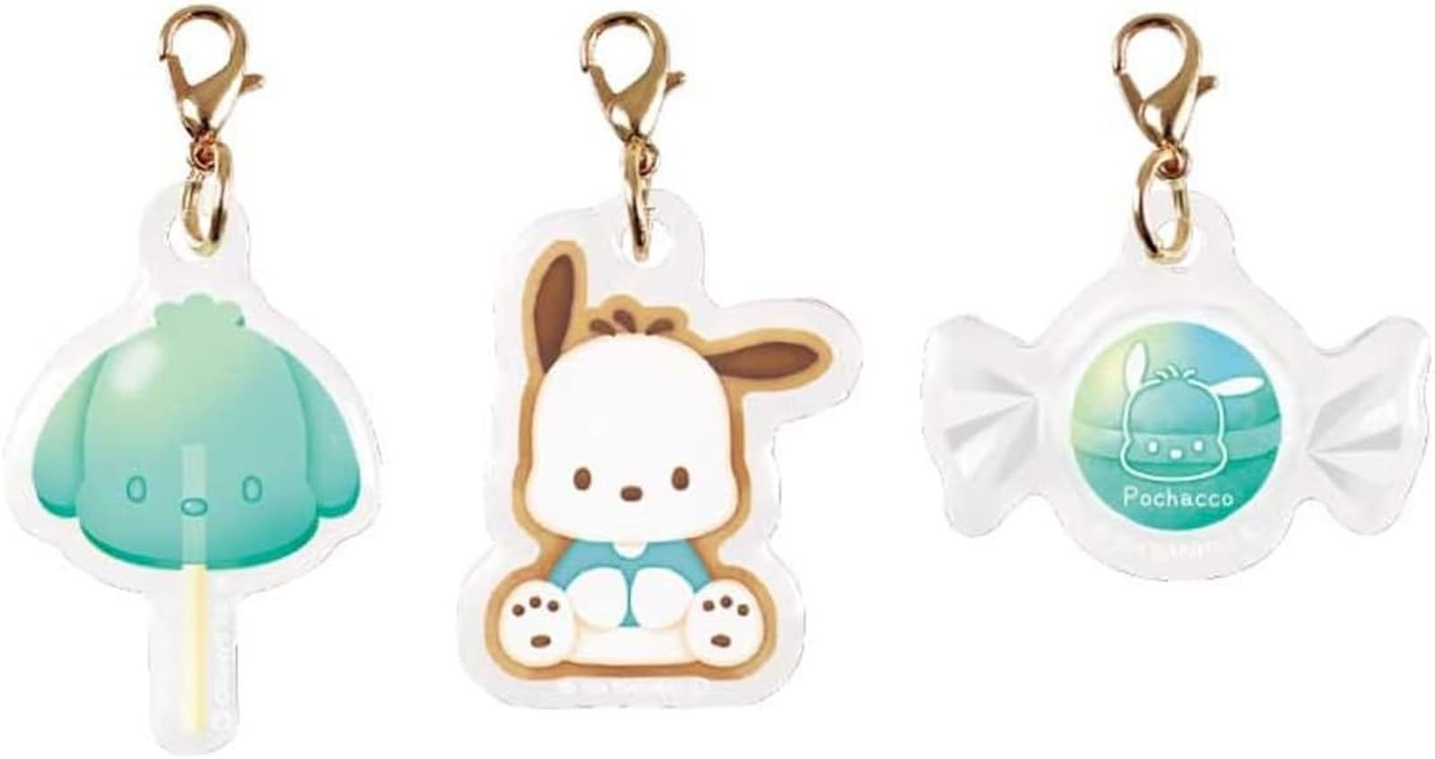

Tees Factory Sanrio Pochacco Characters Sankoichi Approximately 40mm H x 40mm W x 3mm D Charm, Size (SR-5546183PC)