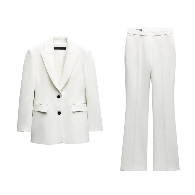 Stitching Slim Fit Blazers 2191600 2753345 Trumpet Pants 2192600 2753245