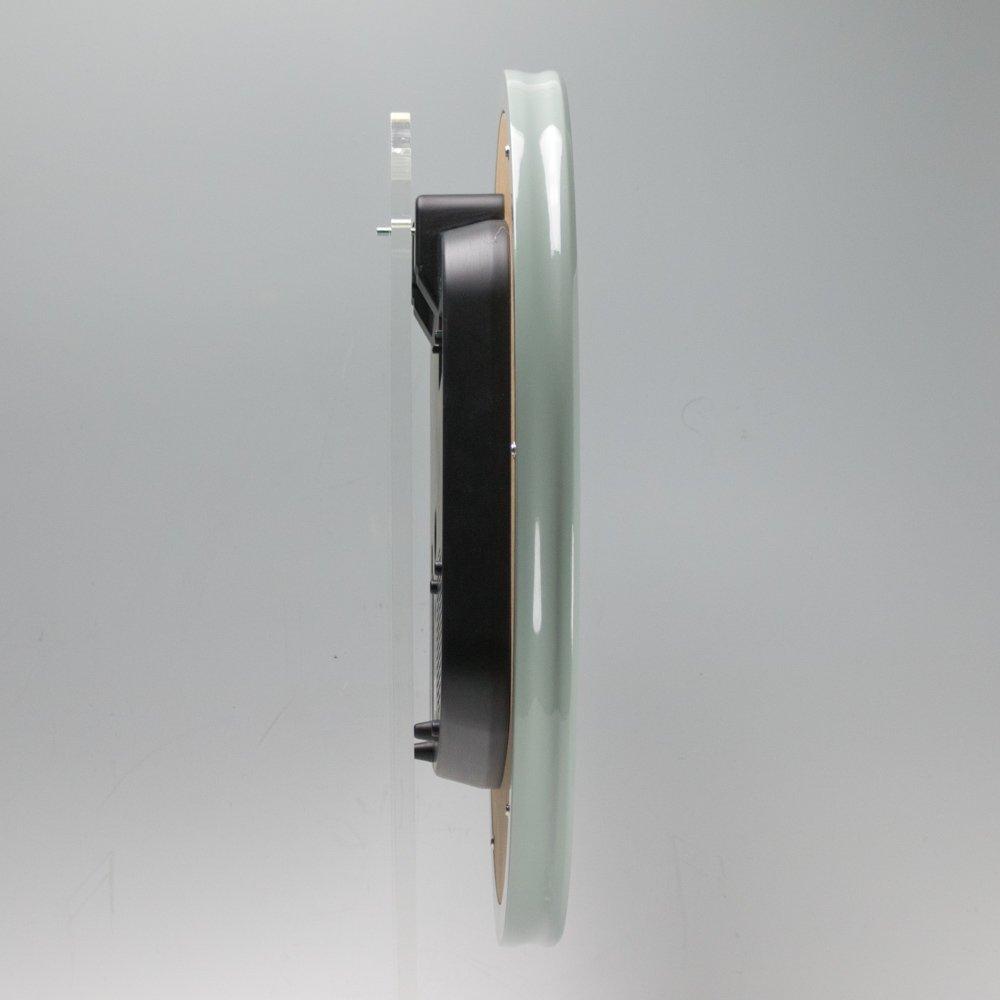 Seiko Uhr Wanduhr Naturklang 12 Arten Radio Analog Zeitsignal umschaltbar hellgrün Muster glänzend RX214M SEIKO