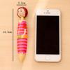 Cartoon Doll Ballpoint Pen Creative Student Ballpoint Pen Stationery Clickable Doll Blue Ballpoint Pen