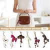 Elephant Pony Keychain Fabric Key Chains New Pony Pendant  Gift
