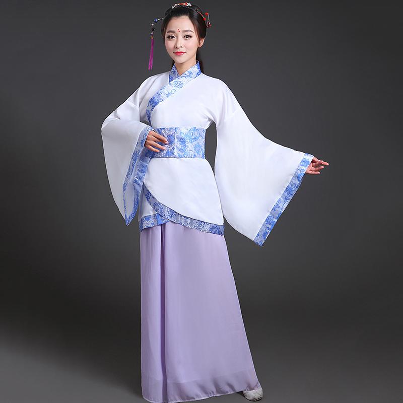 Chinese Ancient Traditional Costume Woman Tang Dynasty Dress Fairy Cosplay Hanfu