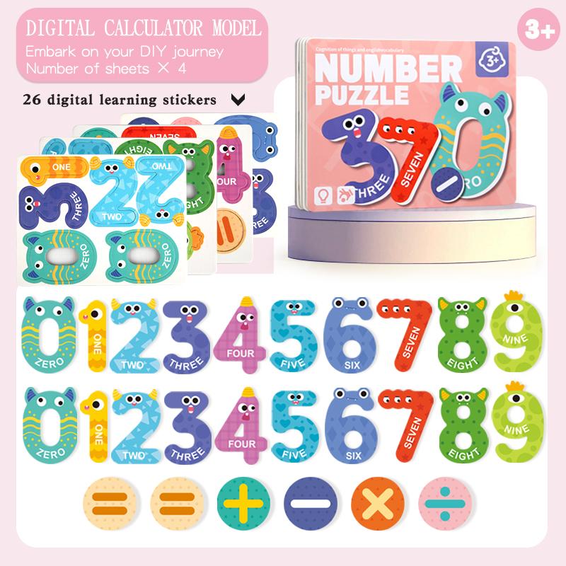 

Развивающий набор магнитных букв и цифр-пазлов Алфавит ABC 123 Магниты на холодильник Игрушки для дошкольного обучения для детей на день рождения