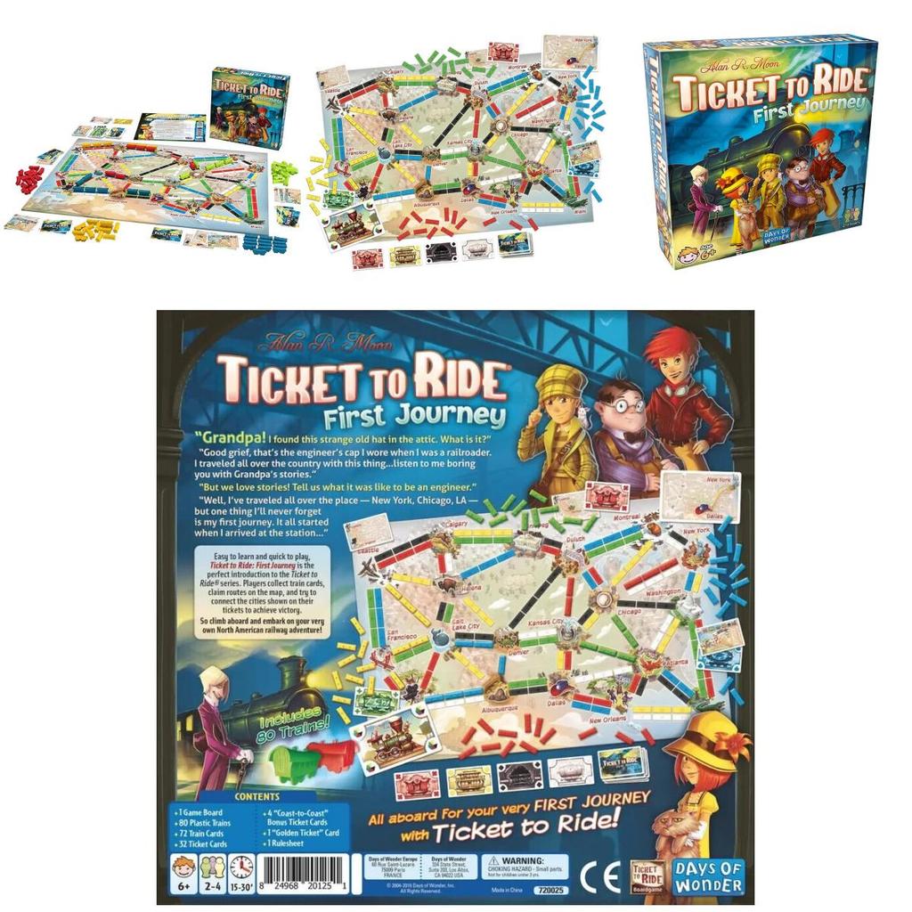 Zug um Zug Erste Reise Brettspiel für spannende Abenteuer
