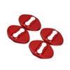4PC For Toyota Corolla 2014- Red Accessories Door Lock Protective Cover Trim