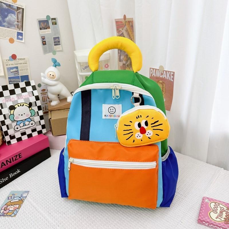 Adorable Lightweight Nylon Kids Backpack For School With Breathable Cotton Lining
