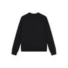 FILA Official Womens Pullover Sweatshirt 2023 Autumn Loose Round Neck Long Sleeve Sports Fitness Top Women tops Black A11W331204F-BK