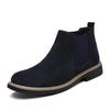 Bottes Chelsea en Cuir Tendance pour Homme Jeune: Baskets Montantes Respirantes en Daim pour un Usage Décontracté et Formel