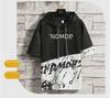 Men's Summer Short-Sleeved Hooded T-Shirt - Korean Style Trendy Five-Point Sleeves for Teens and Boys