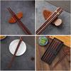 Japanese Natural Wood Chopstick Set Reble Classic Style Chopsticks Non-slip Design Chop Sticks 5 Pairs Gift Set