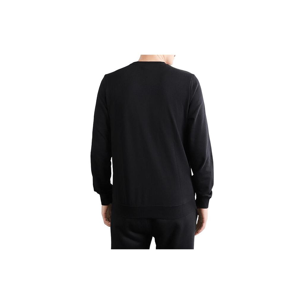 Adidas Neo Side Pockets Logo Sweatshirt Men Tops Black EI4708