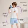 ASK JUNIOR Leichte Modal-T-Shirt und Shorts Pyjama-Set für Jungen
