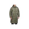 Nike Casual Mid-Length Hooded Down Jacket Men Outerwear Green CU0281-380