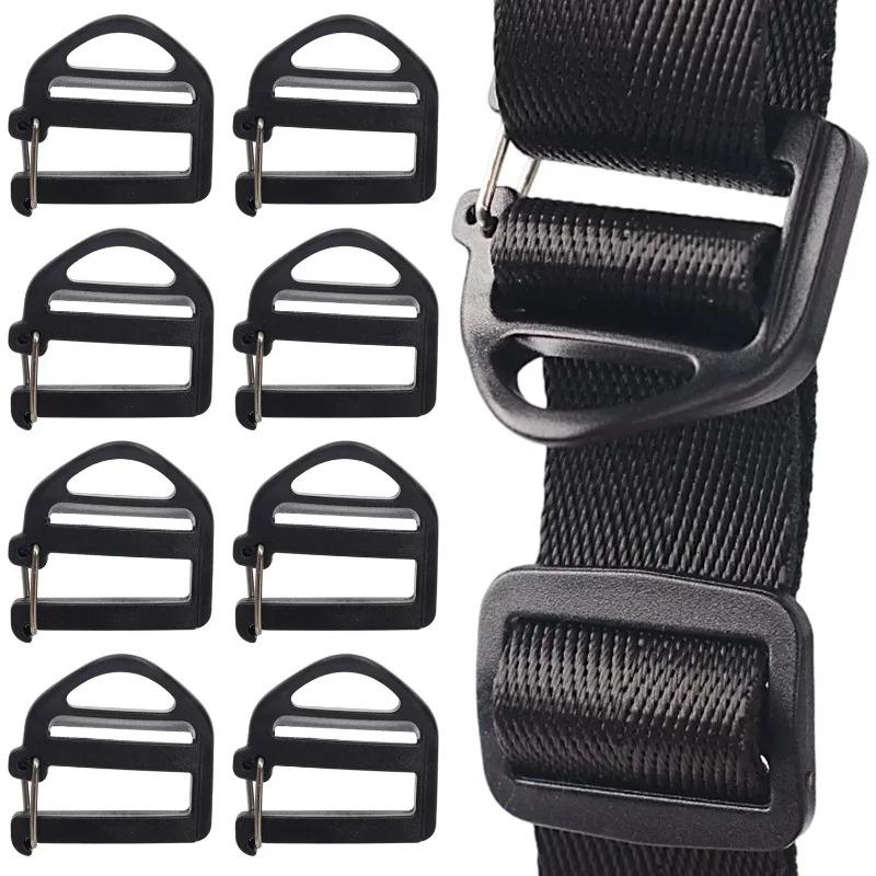 Luggage Accessories Buckles Black Mesh Buckles Backpack Buckle Ring Thickened Four Level Buckle Hiking Bag Adjustment Buckle