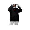 Anta Nationalflagge Einfarbig Logo-Druck Rundhals-Sweatshirt Unisex Oberteile Schwarz 172250701-2