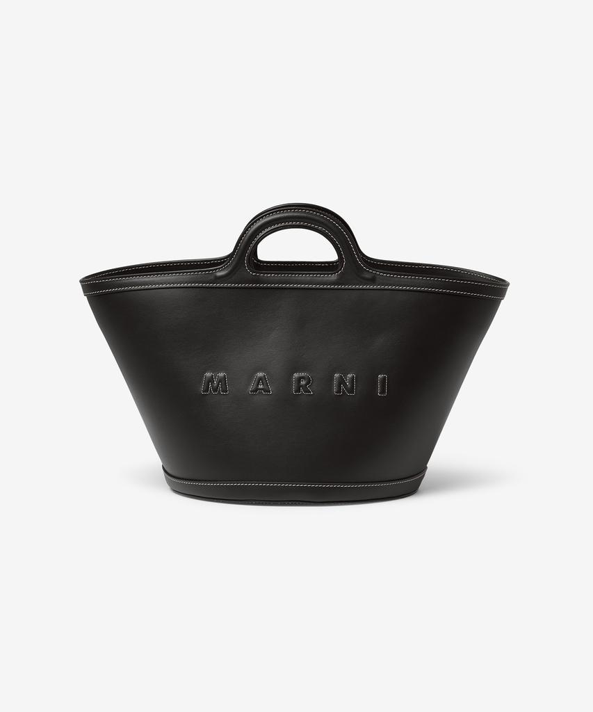 Marni Small Tropicalia Tote Bag - Black / Bmmp0097U0Lv58900N99