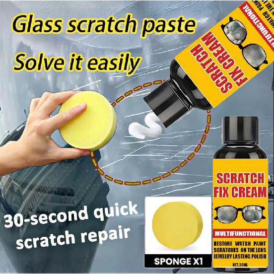 Eye lens scratch repair liquid - Glass scratch polishing paste, reading glasses yellowing scratch polishing repair lotion 1PCS