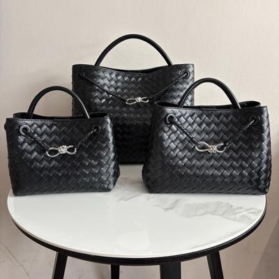 High End Fashion Genuine Leather Women's Handbag Woven Handbag