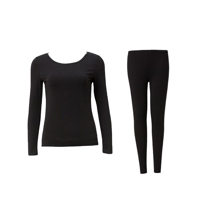 Triumph Women's Soft Cotton Round Neck Thermal Underwear Set 92-001