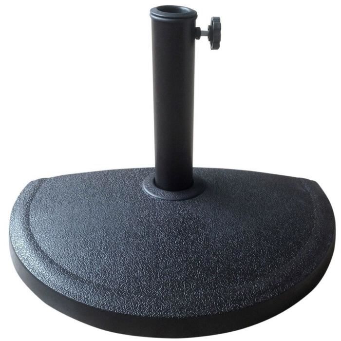 Base pour Parapluie - Aktive - 50 x 32 x 31,5 cm - Plastique Noir - Résistante et Durable