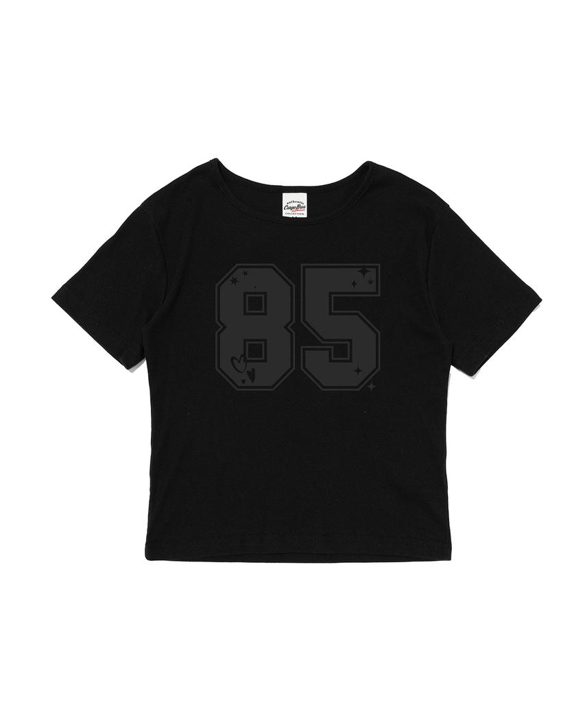 CARGOBROS FOR WOMAN 85 Varsity Crack Short Sleeve T-Shirt (Black)
