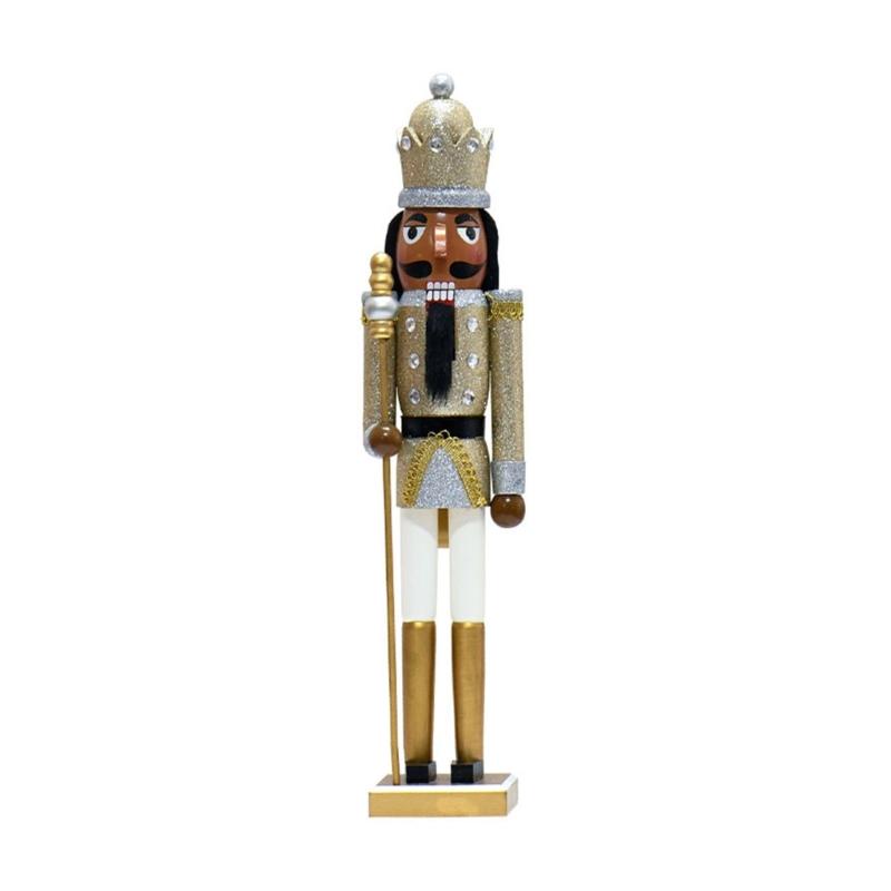 Wood Christmas Nutcrackers Ornament Elegant Nutcrackers Soldier Charm Wood Ornament Perfect For Christmas Decorations 1