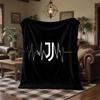 Juventus FC Druck Flanelldecke Weich Warm Sofa Bett Überwurfdecke Für Zuhause Büro Schlafzimmer