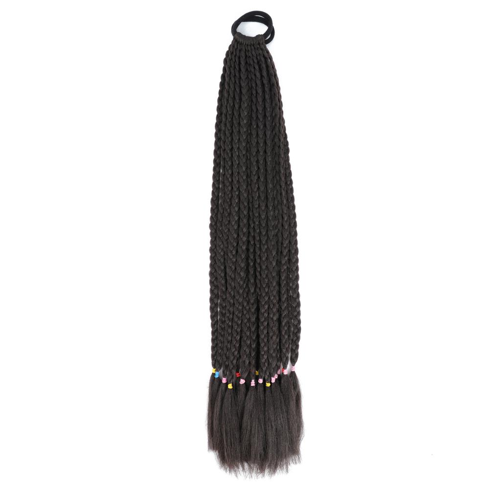 Colorful Braid Hair Extensions Rubber Bands Rainbow Braid Synthetic Wigs  Accessories Women Girls Party Cosplay Festive Dress Up