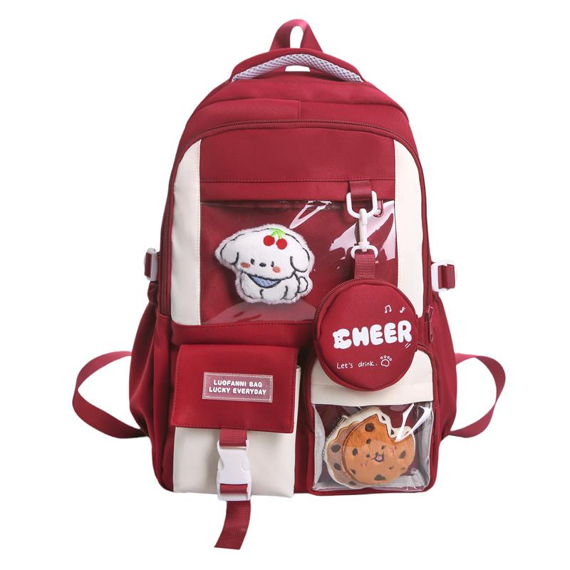 Lightweight Student Schoolbag Women's Large Capacity Travel Backpack Backpack