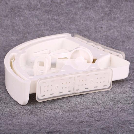 Quick Mount Triangle Corner Wall Plastic Bathroom Storage Shelf Rack Organizer