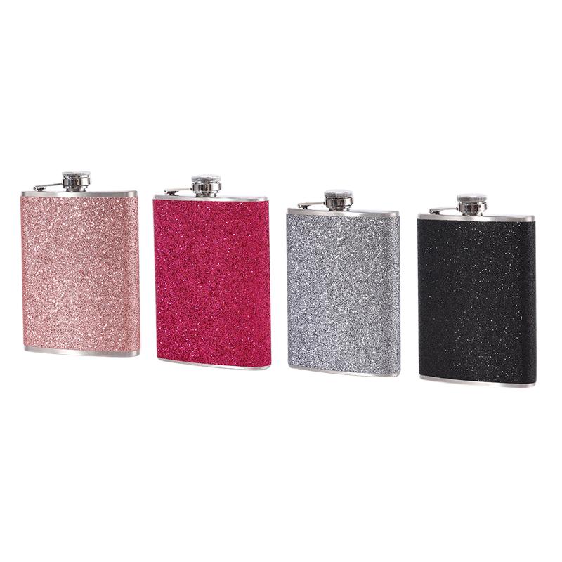 1PC Glitter Outdoors Wine Bottle Personality Multicolour High-Grade Gift Chic Stainless Steel Wine Pot Portable Accessories