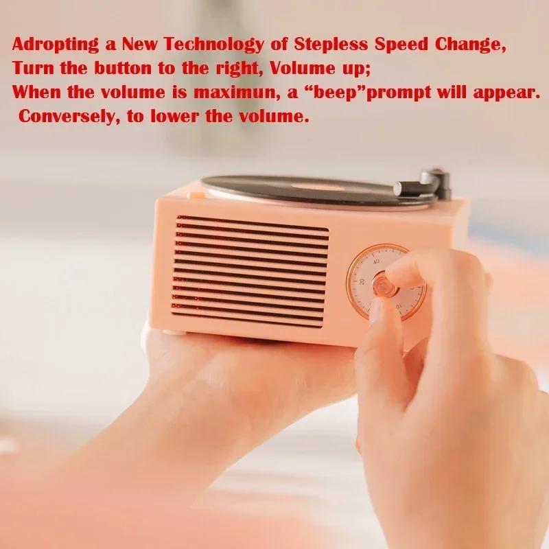 

Портативный проигрыватель пластинок HIFI Aux Поддержка формы Музыкальная шкатулка Тип Встроенный Bluetooth Стерео Беспроводной Винтаж Ретро Микрофон Динамик