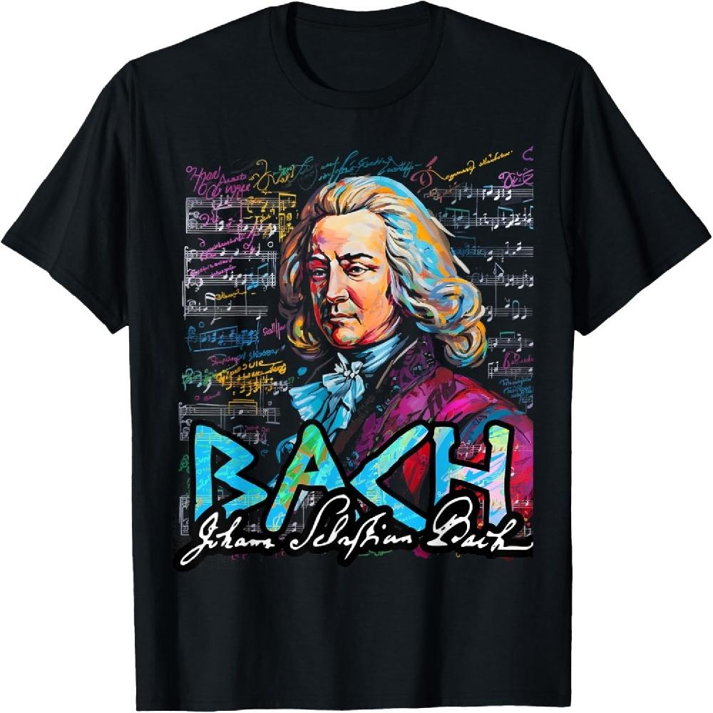 J. S. Bach T-Shirt S чёрный