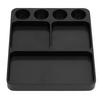 Metal RC Screw Tray Aluminium Alloy Screws Holder Plate RC Fixing Tools Organizer for 1 10 RC Model Toy Repair Black
