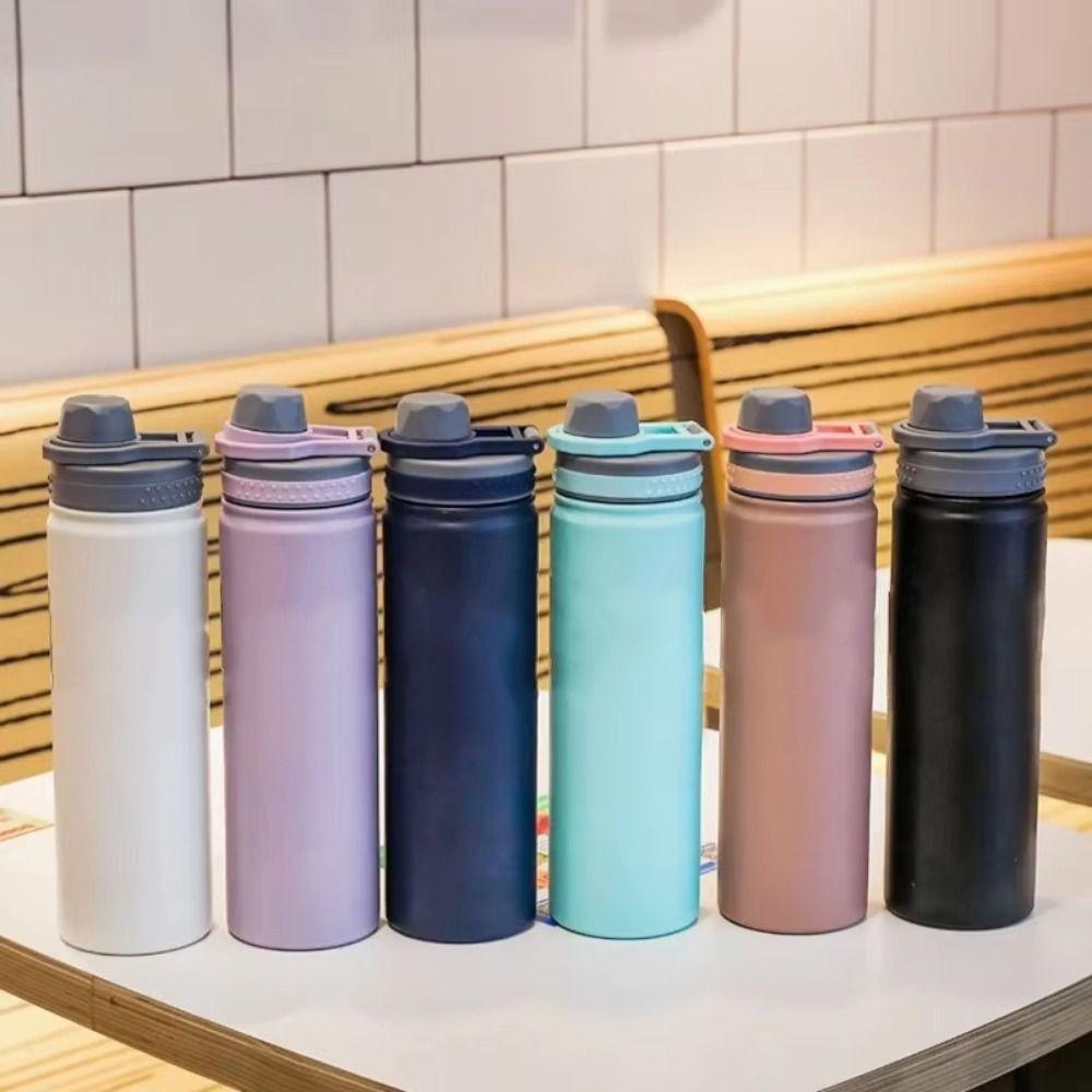 Wide Mouth Thermal Water Bottle Large Capacity Insulated Water Bottle Gift Vacuum Flask Office