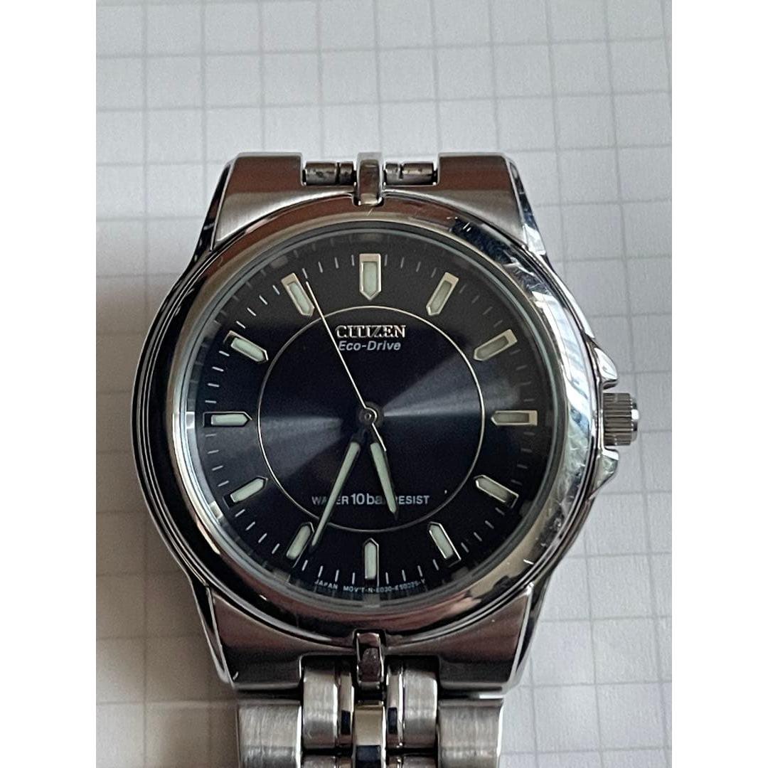 CITIZEN Citizen Eco Drive Солнечные Мужские Часы Черный Циферблат