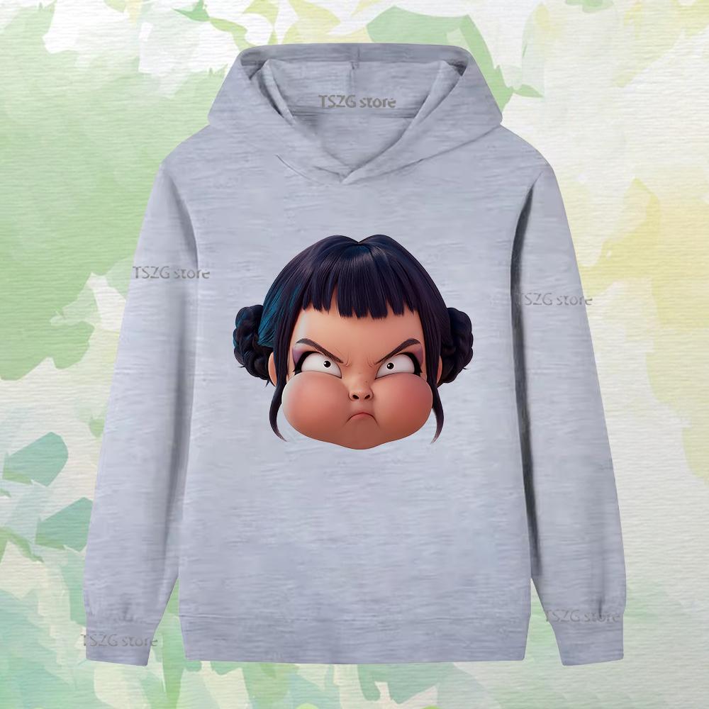 Höst Singel Kul Tryckt Tjejgrupp Mode Pojke Flicka Vardaglig Bekväm Varm Huvtröja Barn Långärmade Kläder