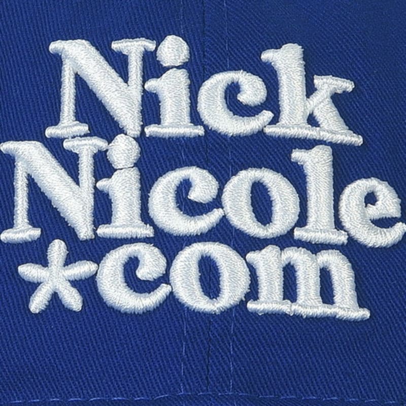 NICK&NICOLE NN DOTCOM SIGNATURE BALL CAP_BLUE