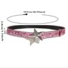 European and American Fashion Snap-Button Instagram-Style Belt Trendy Niche Unique Sequined Exquisite Versatile Women’s Belt