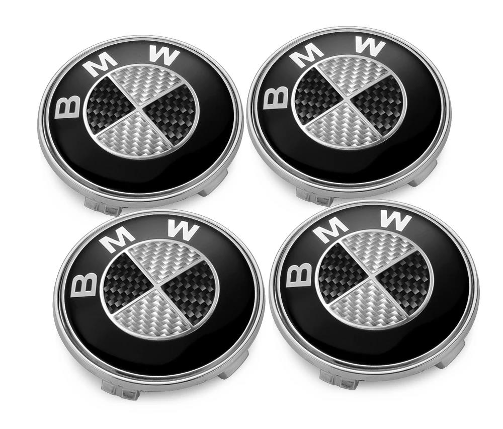 For Bmw X1 X3 X5 X6 F30 F20 F10 G30 E36 E46 E53 E90 E60 E61 E93 E87 Stickers 68mm Car Wheel Tire Rim Center Hub Covers Caps BM5