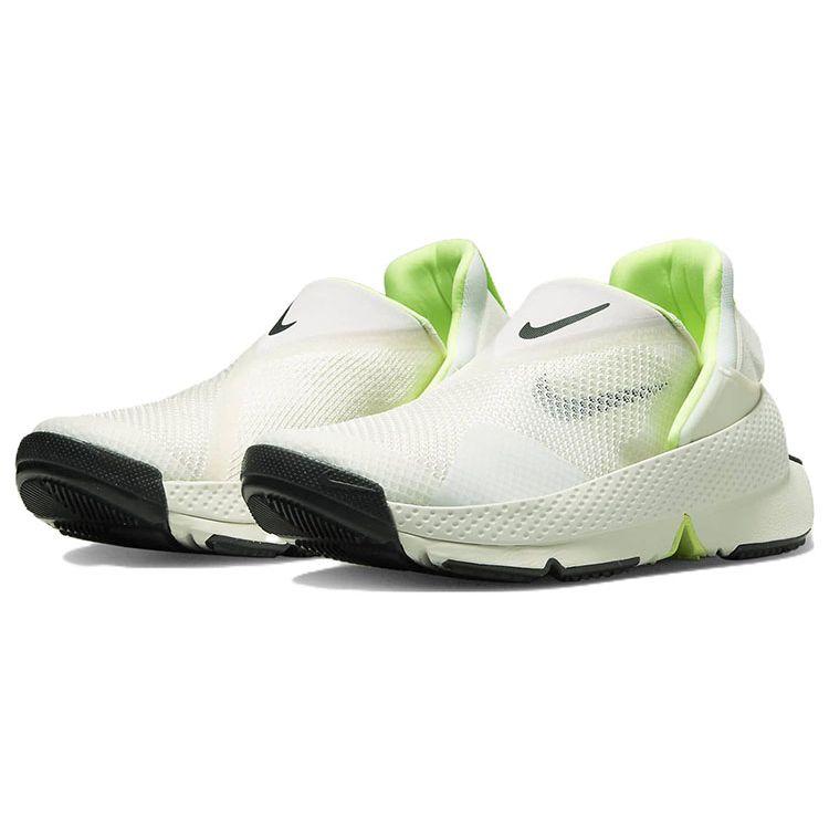 Nike GO FlyEase Phantom Ghost Green Women Sneakers White Black DR5540-004