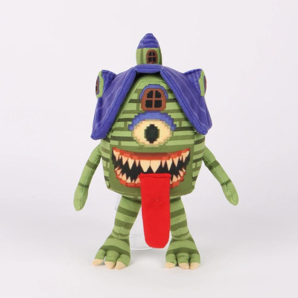 25cm Steal A Brainrot Esok Schule Plüsch Nr. 9 Haus Stofftier Plüsch Stofftier Spielzeug Kawaii Spielzeug für Kinder Weihnachtsgeschenke