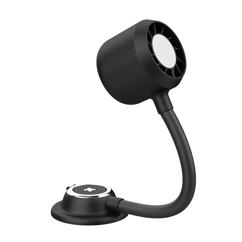 

Multifunctional Magnetic Fan With Light USB Rechargeable Fan Outdoor Rotatable Fan Cooling Travel Hand Fans Desktop Phone Stand чёрный