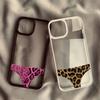 Funny Leopard Prints Panties Clear Phone Case for IPhone 16 15 13 14 12 17 Pro Max 16E INS Creative Y2K Shockproof Back Cover
