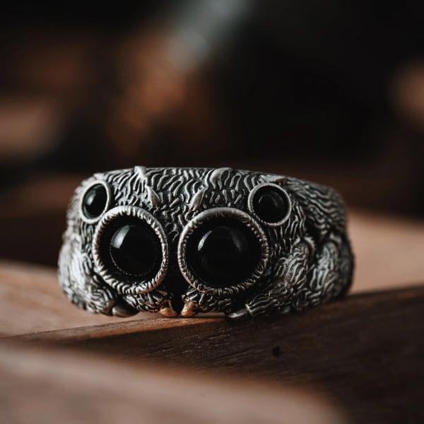 Yin Taifei Jumping Spider Adjustable Animal Ring Adjustable