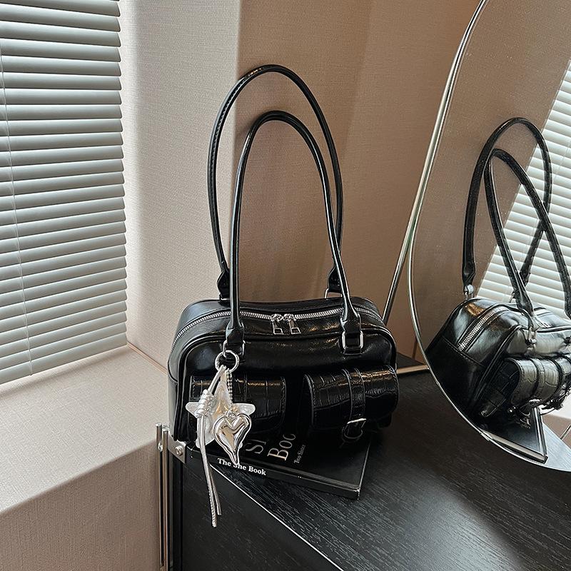 Premium pillow bag women's summer new commuter bowling bag fashionable versatile portable shoulder bag