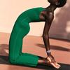 Solid Color Hollow Back Slim Fit Jumpsuit for Yoga and Running