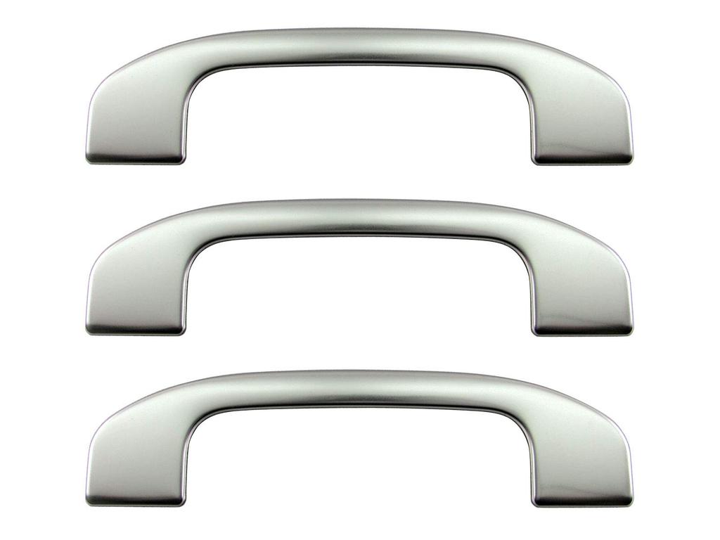 BRIGHTZ Edelstahlbeschichtete Haltegriffabdeckungen in Satinsilber für den T31 T (3-teiliges Set) X-Trail (DNT31, NT31, TNT31, DNT, NT, TNT, 31).